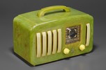 Marbled Green Emerson EP-375 ’5+1’ Catalin Radio with Handle